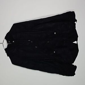 American Eagle small black hooded zip up jacket